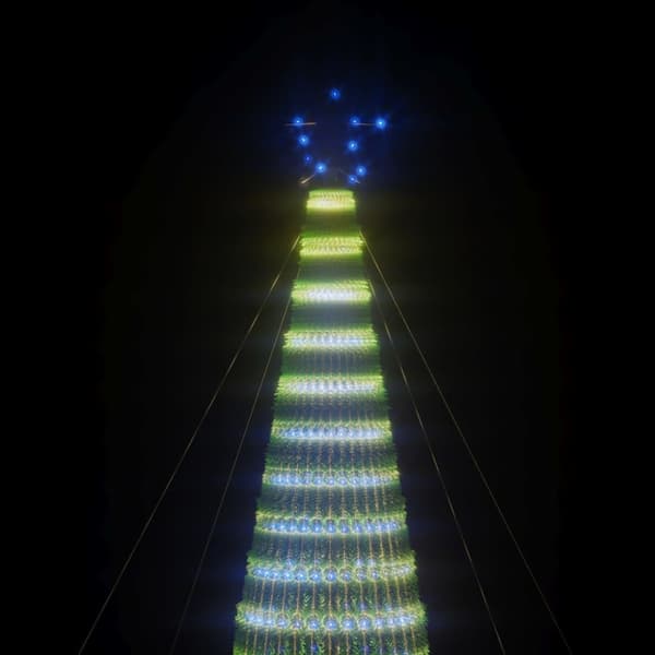 LED julgran 1544 LED blå 500 cm