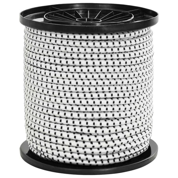 Bungee-rep 4 mm Svart och Vitt PP och gummi
