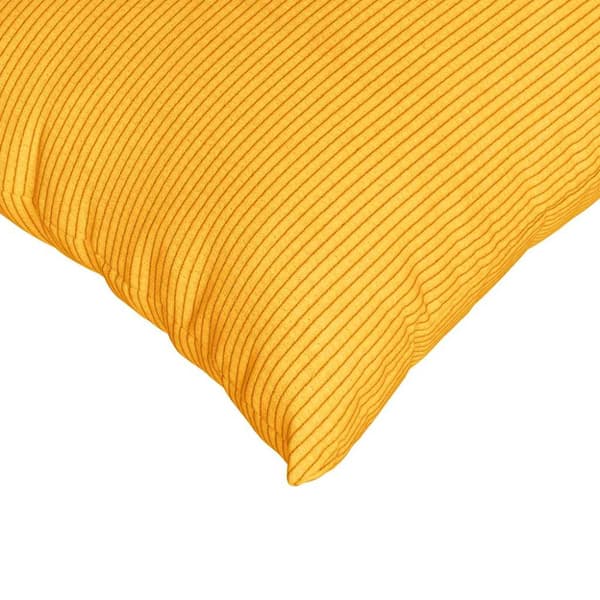 Sofakuddar 2 pcs Ljusgul 70 x 50 cm Kordread tyg