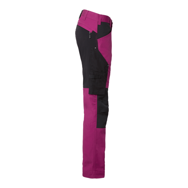 Cora Trousers w Dark cerise Female
