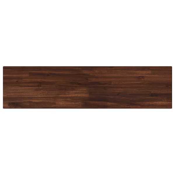 Rektangulärt Bordsskiva 90 x 50 x 3,5 cm Rektangulär Mörkbrun
