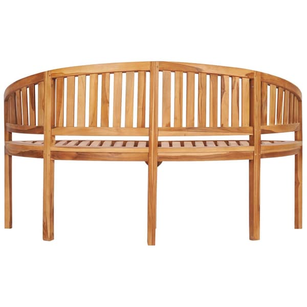 Bananbänk 151 cm massiv teak