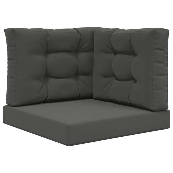 Utomhus Soffa Kudde 3 pcs Antracit Polyester