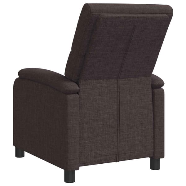 Recliner Mörkbrun Tyg