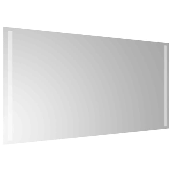 LED Badrumsspegel Transparent 100 x 50 cm härdat glas