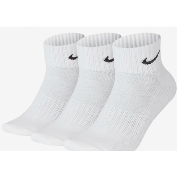 NIKE Cushioned Ankle 3-pack White