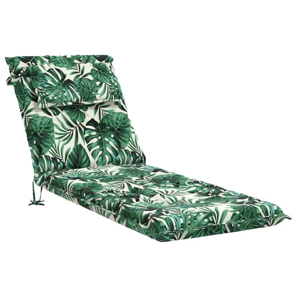 Solstol Kudde GEMERT 100% Polyester Bladmönster 190 x 50 x 9 cm