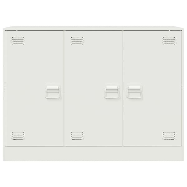 Skänk vit 99x39x73 cm stål