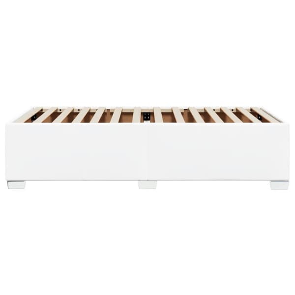 Sängram vit 90x190 cm konstläder
