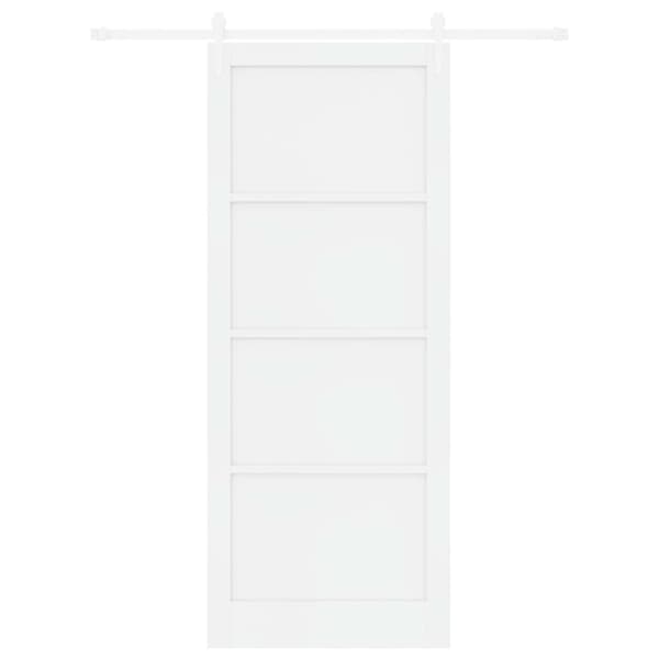 Skjutdörr ORKDAL 93 x 232 cm Konstruerat trä Vit