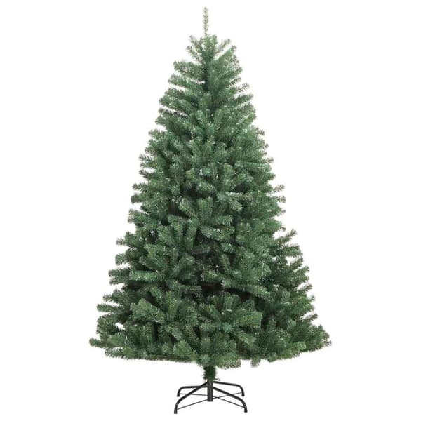Plast Hingad Julgran med stativ Grön 180 cm PVC och metall