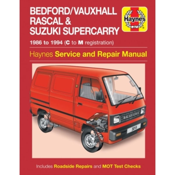 Bedford/Vauxhall Rascal & Suzuki Supercarry (86 - Oct 94) Haynes Repair Manual (häftad, eng)