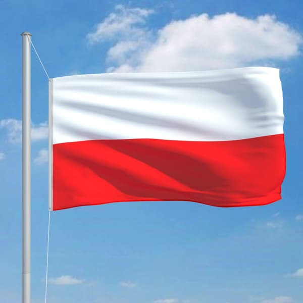 Polens flagga 90x150 cm