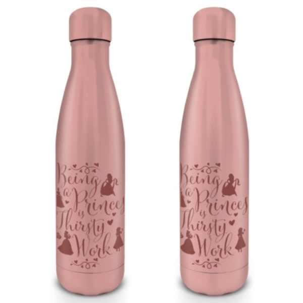 DISNEY PRINCESS (THIRSTY WORK) METAL DRINKS BOTTLE