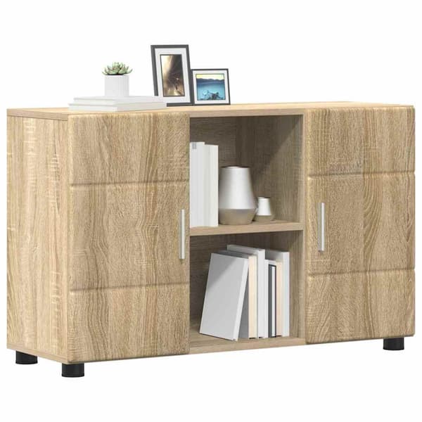 Sideboard FLORIN 88,5 x 30,5 x 55,5 cm Sonoma-ek
