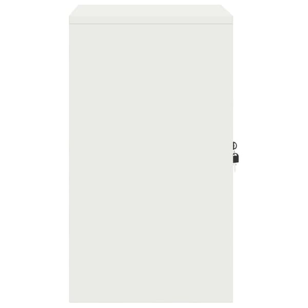 Förvaringsskåp Vit 60 x 40 x 70 cm Stål