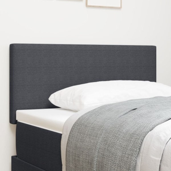Sänggavlar Enkel Design Mörkgrå 80 cm Kordfloret