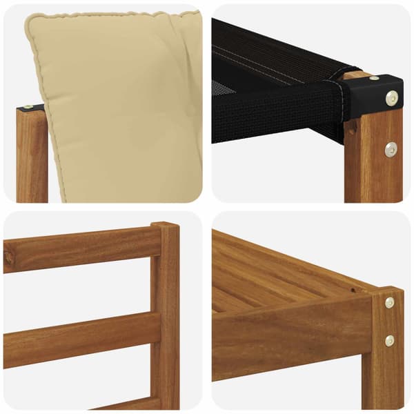 Utomhussoffset 6 st Naturlig och Beige