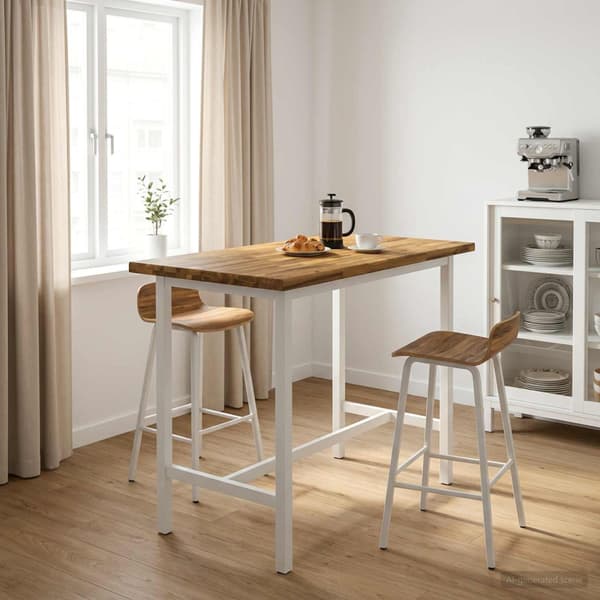 Rektangulärt Bordsskiva 90 x 50 x 3,5 cm Rektangulär Vit
