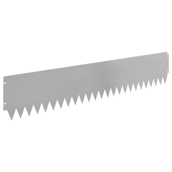 Kant för gräsmatta 30 pcs 103 x 20 cm Stål Silver