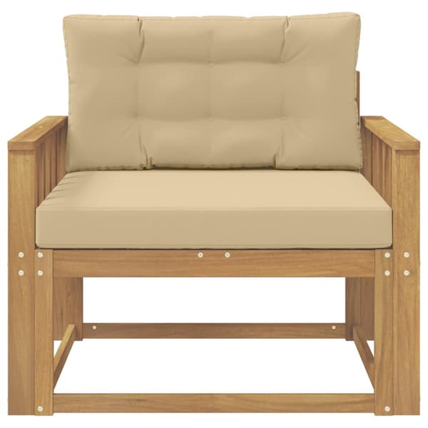 Utomhus Mellansoffa Polyester Vit
