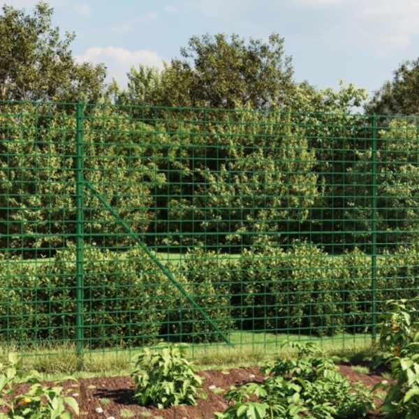 Stängsel grön 2,2x10 m galvaniserat stål