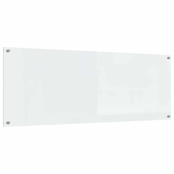 Köksskydd 2 pcs Transparent 110 x 40 cm härdat glas