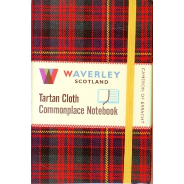 Waverley (M): Cameron of Erracht Tartan Cloth Commonplace Notebook (inbunden, eng)