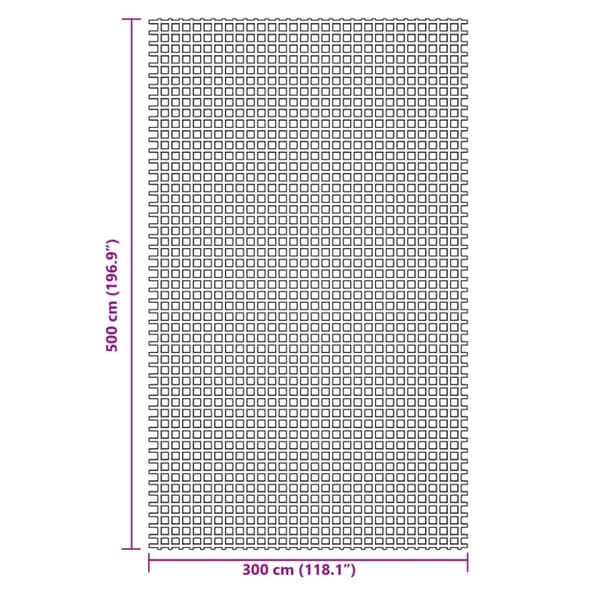 Tältmatta blå 5x3 m