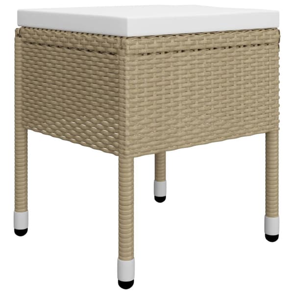 Matgrupp för trädgården 5 delar beige