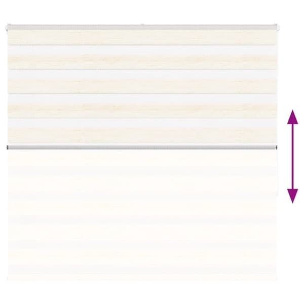 Rullgardin zebra 160x150 cm tyg bredd 155,9 cm polyester