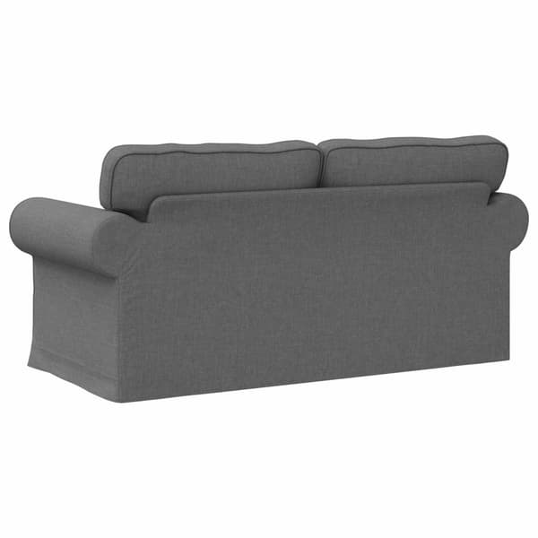 Soffa Mörkgrå 175 x 82 x 80 cm tyg