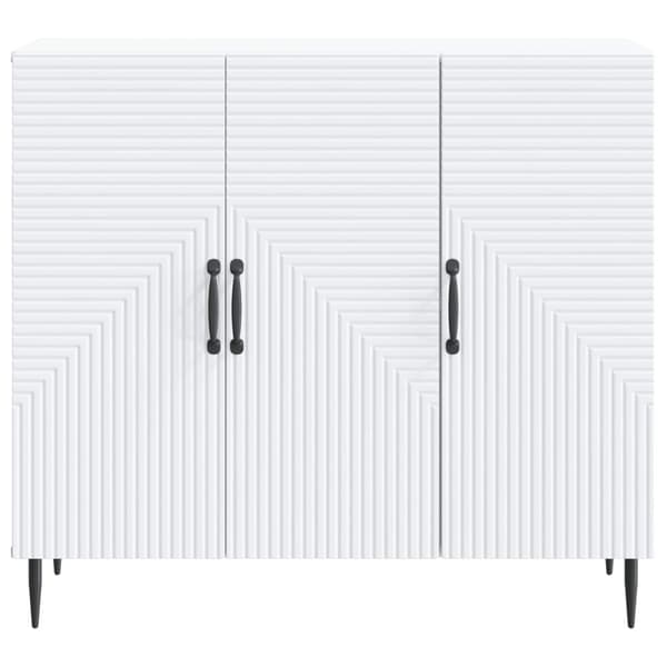 Sideboard Vit 89 x 34,5 x 80 cm Konstruerat trä