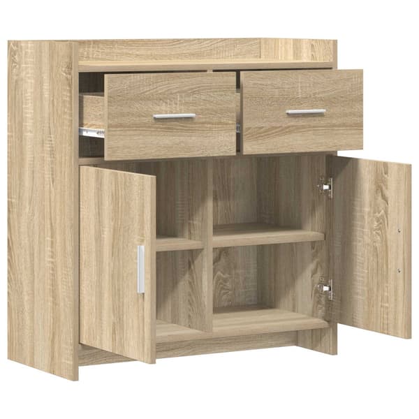 Sideboard Sonoma-ek 75 x 36 x 80 cm Konstruerat trä