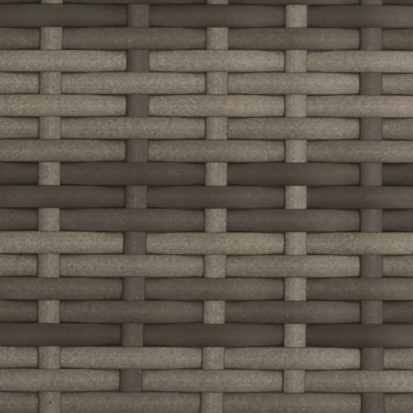 Utomhusmatbord 7 pcs Ljusgrå och mörkgrå 190 x 90 x 75 cm