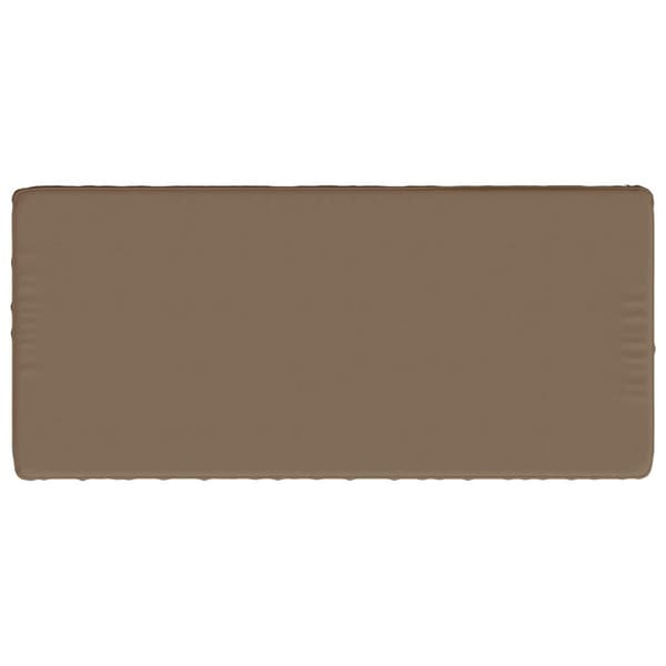 2-delade Bänk Kuddar VUGHT 2 st 100% Polyester Taupe