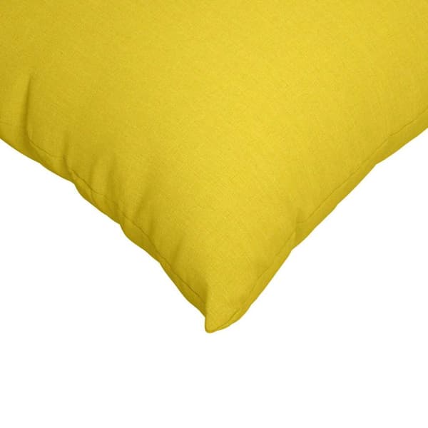 Sofakuddar 2 pcs Ljusgul 70 x 50 cm tyg