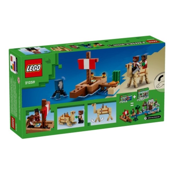 LEGO Minecraft 21259 - Piratskeppsäventyret - byggsats