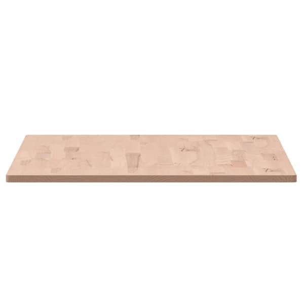 Bordsskiva 100x60x1,5 cm rektangulär massivt bokträ