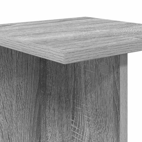 Växtställ 2 pcs Grå Sonoma 25 x 25,5 x 80,5 cm Konstruerat trä