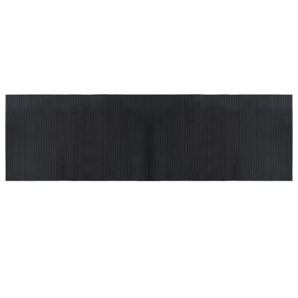 Matta rektangulär svart 60x200 cm bambu