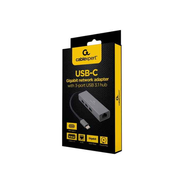 Cablexpert A-CMU3-LAN-01 - hubb - 3 portar