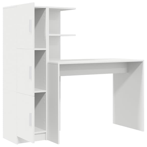 Skrivbord 2 pcs Vit