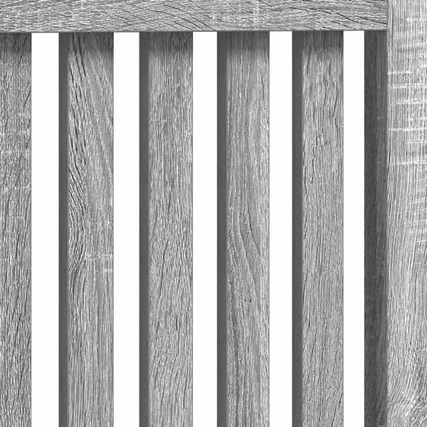 Radiatorlock Grå Sonoma 152 x 19 x 81,5 cm Konstruerat trä