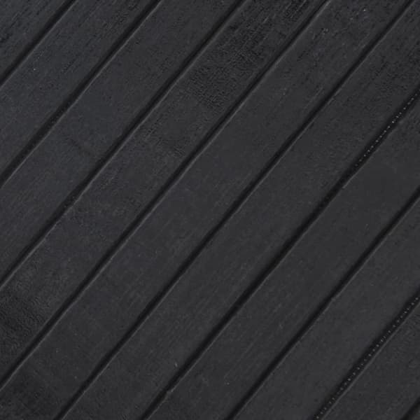 Matta rektangulär grå 80x400 cm bambu