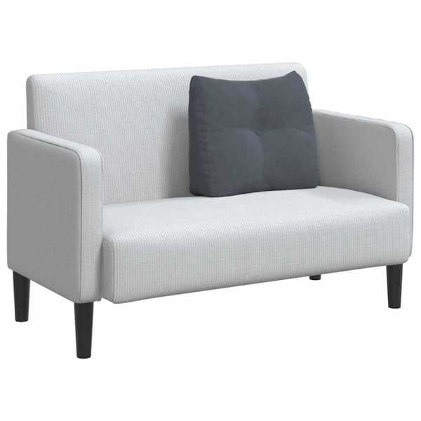 Ryggkudde Mörkgrå 60 x 24 x 50 cm Sammet