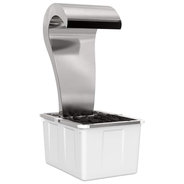 Trädgårdsvattenfall Rostfritt Stål 304 54,5 x 34 x 83 cm Silver