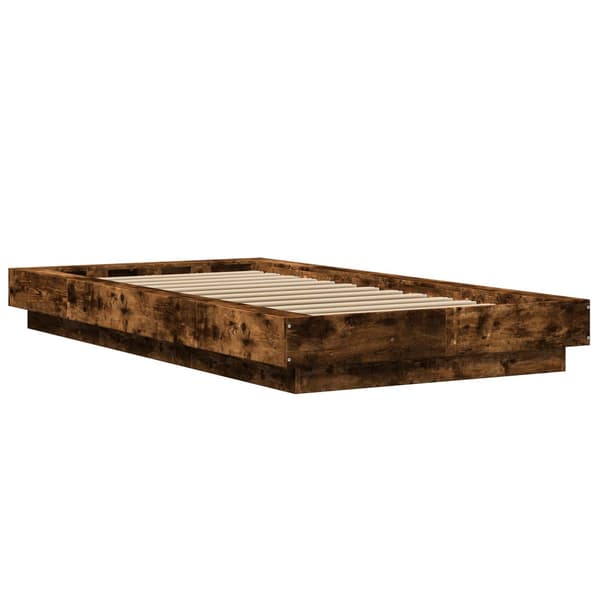 Golvsängsram Rökt ek 80 x 210 cm Konstruerat trä