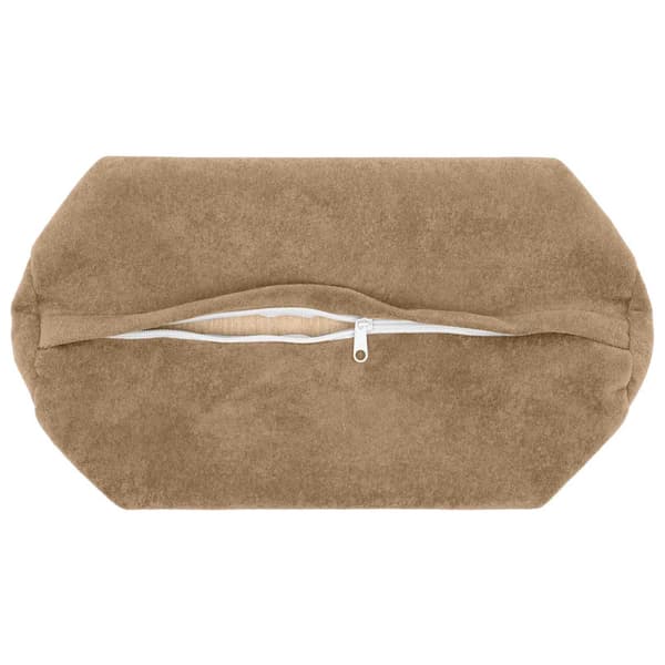 Kudde med kudde HEERLEN 6 st Taupe Mikrofiber Fleece
