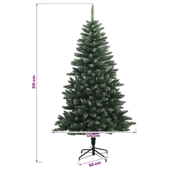 Plast Hingad Julgran 210 cm 300 LED-lampor Varmvit